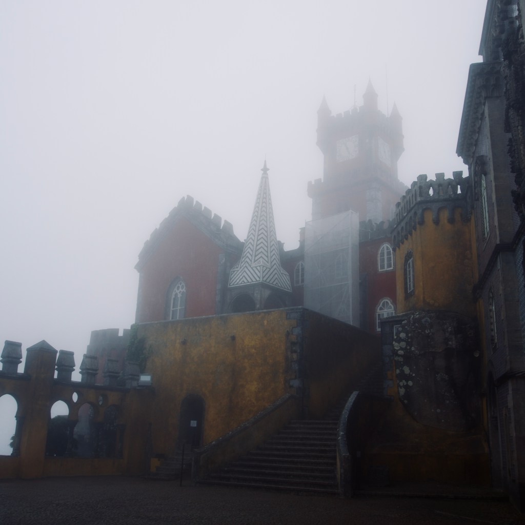 Sintra Castle in the fog
